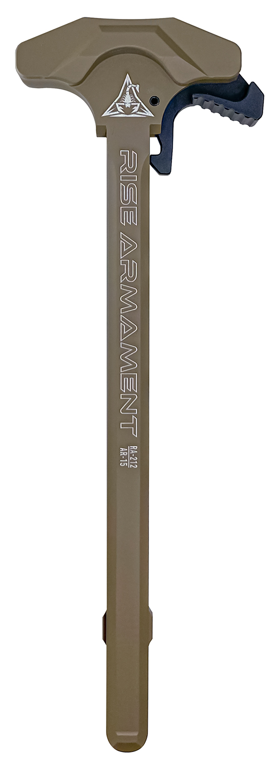 Rise Armament RA-212 Extended Charging Handle for AR-15, FDE Aluminum