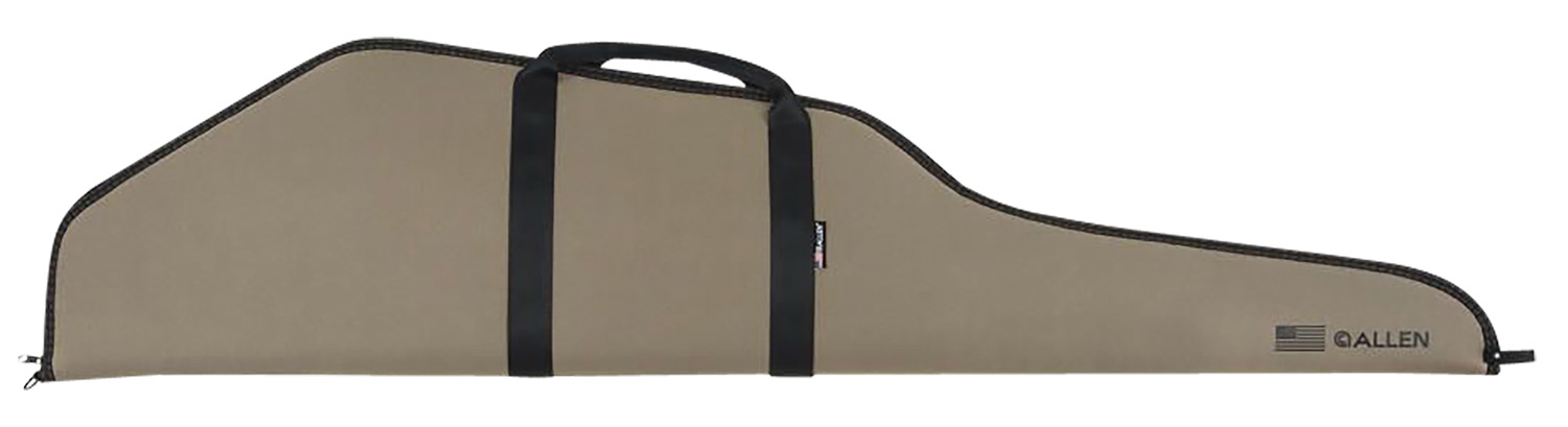 Allen Leadville 48 in Rifle Case, Lockable Zippers, Black/Tan Endura Foam Padding