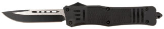 Steel River Knives T620BDP Spartan  3.75" Drop Point Black/Silver 440C SS Blade 5.5" Aluminum Zinc Alloy Handle