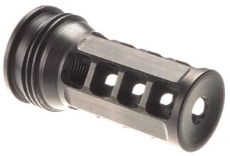 HUXWRX Safety Company OSS 1574 QD 7.62mm Muzzle Brake with 5/8-24 Tpi Threads (Black)