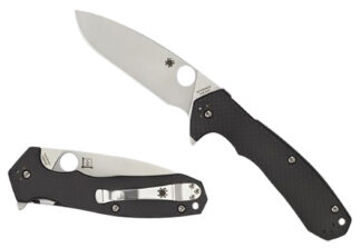 Spyderco Amalgam C234CFP 3.80 in Satin CPM S30V SS Drop-Point Folding Knife