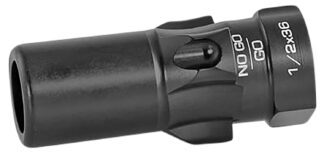 Rugged Suppressors 3 Lug Adapter for 9mm HK Spec Suppressors, 1/2-36 Tpi Threads, Black
