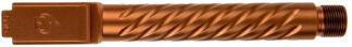Ballistic Advantage BAPSG175T3R Premium Series 9mm Luger Fits Glock 17 Gen 5 Spiral Fluted Threaded Copper PVD Stainless Steel