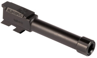 SilencerCo AC5049 Glock  9mm Luger 3.70" Threaded Black Nitride Stainless Steel, Fits Glock 43/43X
