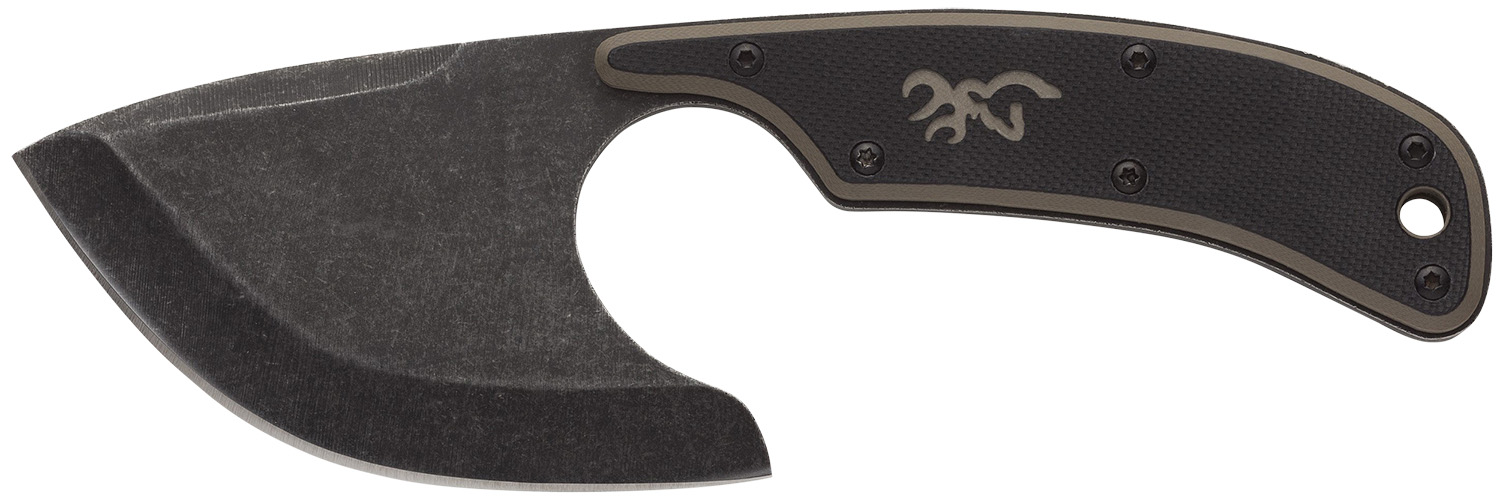 Browning Cutoff Skinner Fixed Knife, 2.50" Blade, 9Cr14MoV Stainless, Black Oxide