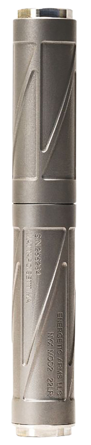 Energetic Armament NYX Mod 2 .22 LR Suppressor, 1/2x28 Bead Blast
