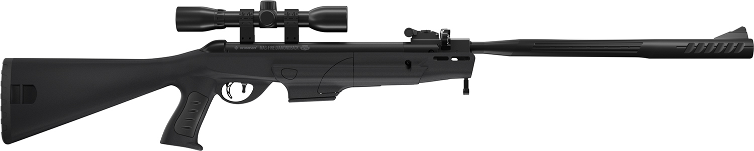 Crosman Mag-Fire Diamondback .22 Cal Spring-Piston Air Rifle, 10rd, All-Weather Stock