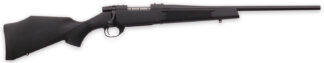 Weatherby VYT243NR0T Vanguard Synthetic Compact 243 Win 4+1 20" Matte Blued #1 Threaded Barrel, Matte Blued Drilled & Tapped Steel Receiver, Black Adjustable Synthetic Stock