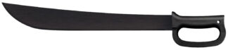 Cold Steel Latin D-Guard Machete 18 in 65Mn Carbon Steel Blade, Black Polypropylene Handle