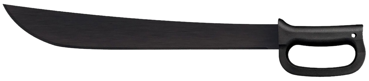 Cold Steel Latin D-Guard Machete 18 in 65Mn Carbon Steel Blade, Black Polypropylene Handle