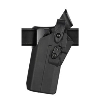 Safariland 7360RDS 7TS Mid-Ride Right-Hand Holster, Black, Red Dot W/ Glock 19 Gen5