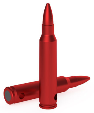 Birchwood Casey Duracap Training Rounds .223 Rem (5.56 NATO) Snap Caps Aluminum, Red, 6-Pack