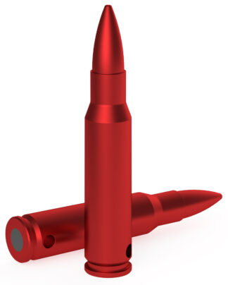 Birchwood Casey DURACAP Training Rounds .308 Winchester Aluminum Anodized Red 4-Pack