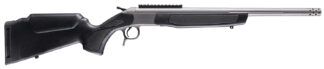 CVA Scout Takedown Single-Shot Rifle, .35 Whelen, 22 in Fluted Threaded Barrel, 1-Round, Black/Stainless