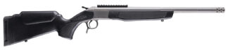 CVA Scout Takedown Single-Shot 444 Marlin, 22 in Threaded Fluted Barrel, Pic Rail, Black Synthetic Stock