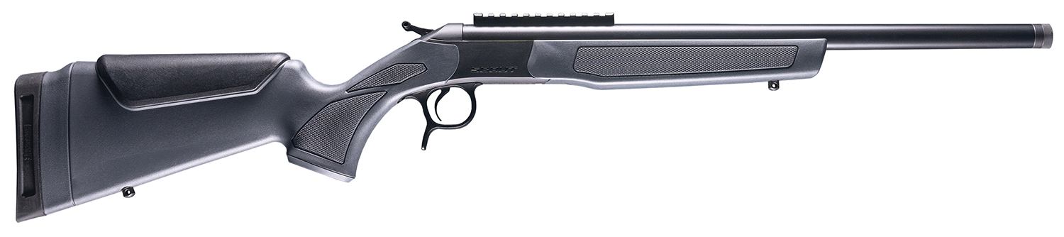 CVA Scout .400 Legend Single Shot 20 in Threaded Barrel, Picatinny Rail, 1-Round Blued/Stealth Gray