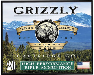 Grizzly Ammo GC357M20   357Mag 210gr Full Metal Jacket Flat Point 20 Per Box/10 Case