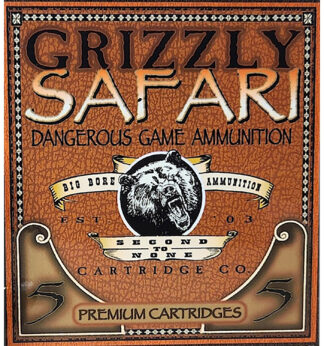 Grizzly Ammo GC5/416NE2 500-416 Nitro Express 400 gr Solid Brass, 5 Rounds