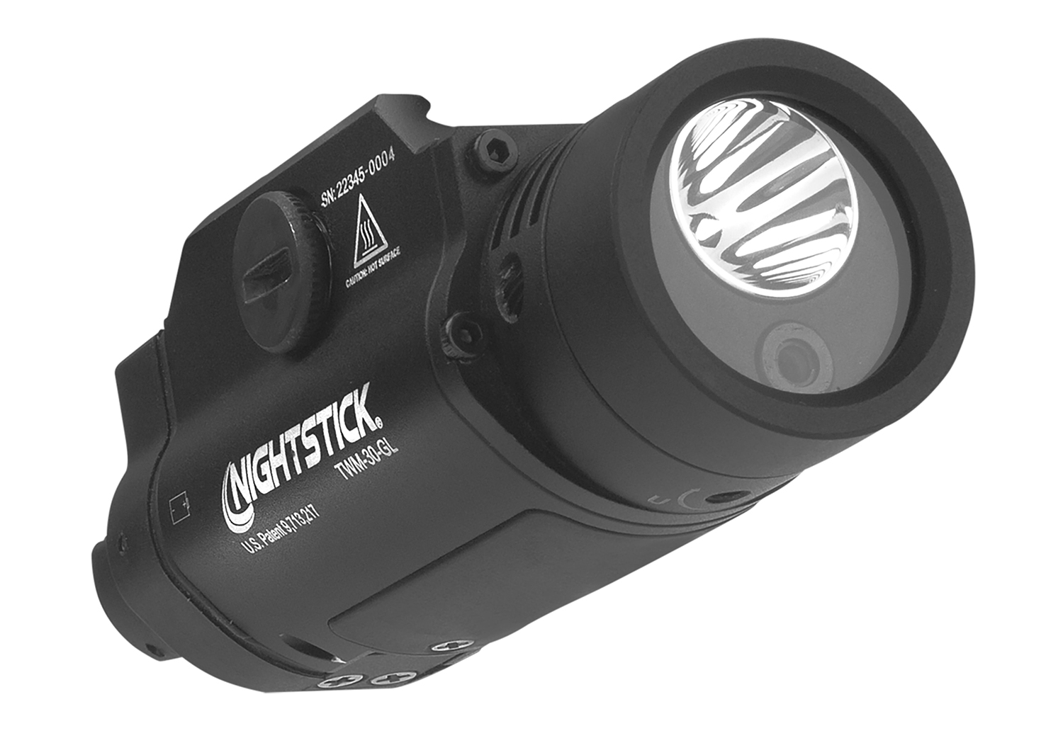 Bayco Nightstick TWM-30-GL Tactical Weapon-Mounted Light W/Green Laser, 1200 Lumens (Black)