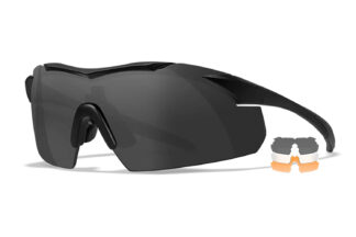 Wiley X WX Vapor 3502 Ballistic Eyewear Gray/Clr/Rust/Matte Black