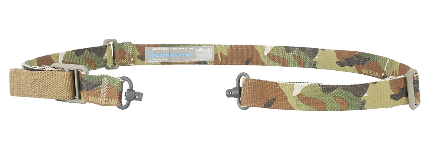 Blue Force Gear Vickers Push Button Sling 36"-62" OAL Padded 2-Point MultiCam Cordura