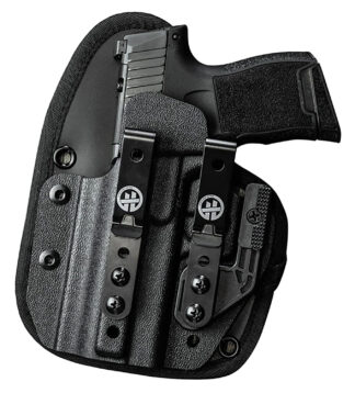 Adaptive Tactical OmniCarry IWB Holster, Belt Clip, Black Kydex