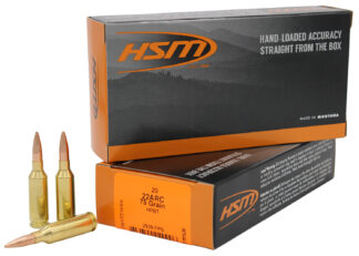 HSM 22ARC 75gr HPBT 20 Rounds Per Box