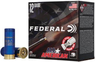Federal All American 12 Gauge 2.75 in 1 1/8 oz #8 Shot 25 Rounds