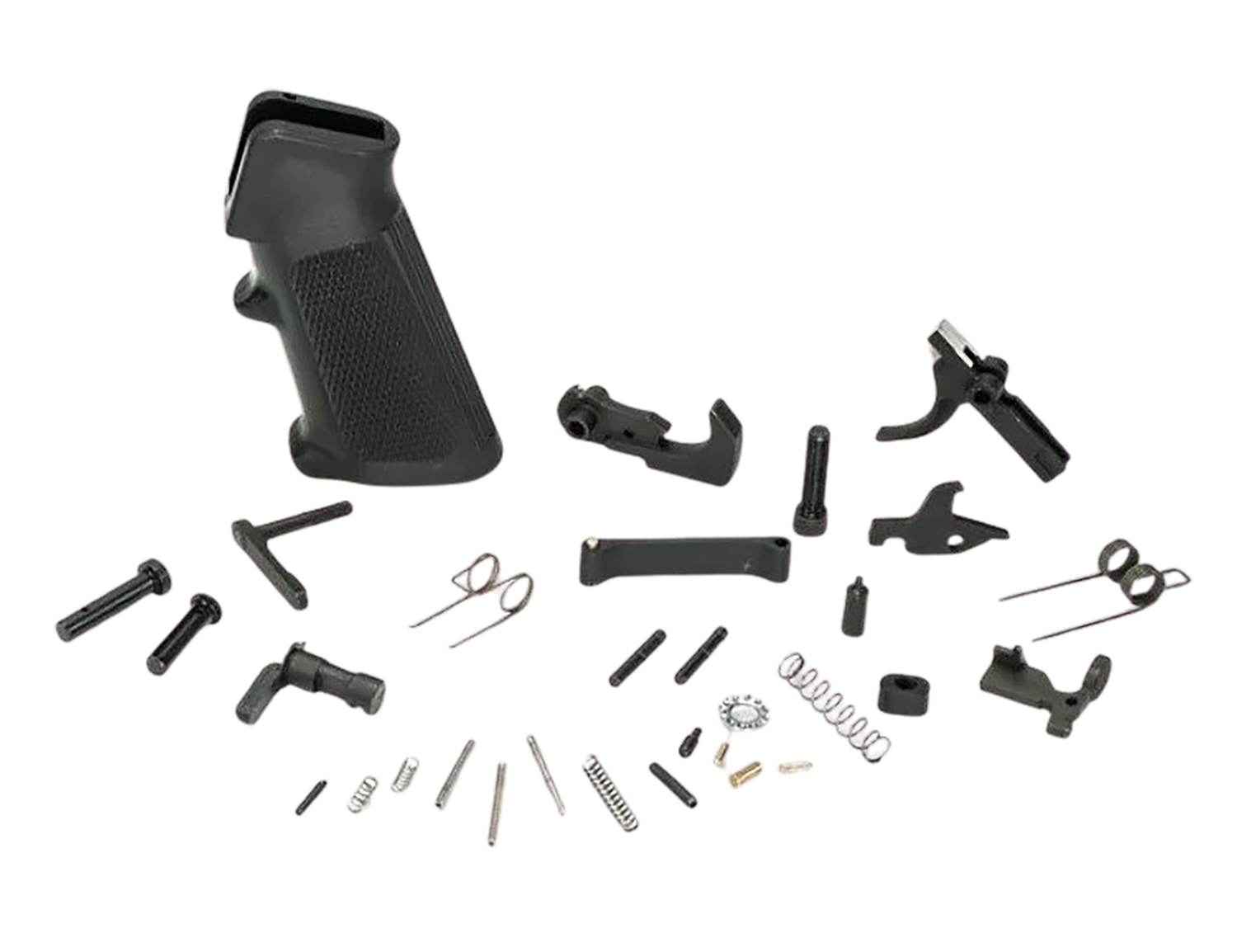 White Label Armory WLA-LOW-1013-01 Complete Lower Parts Kit AR-15 Black