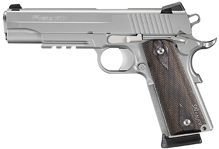 SIG Sauer 1911 .45 ACP 5 in Stainless Single Action, Night Sights, 8+1