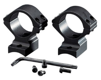 Browning 12376 Integrated Scope Mount/Ring Combo, Matte Black, 1 in Medium