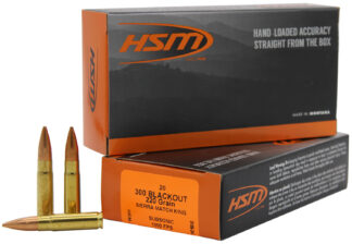 HSM Match 300 AAC Blackout 220 gr Sierra MatchKing BTHP Ammo (20 Rounds)