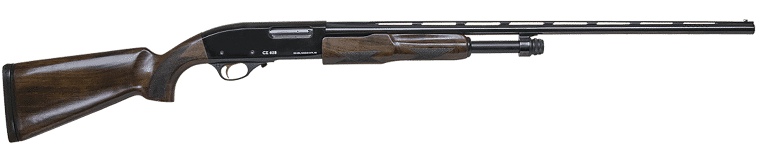CZ-USA 06576 CZ 628 Field Select Pump 28 Gauge 28" 4+1 2.75" Gloss Blued Rec/Barrel Turkish Walnut Fixed Pistol Grip Stock Right Hand (Full Size) Includes 5 Chokes