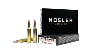 Nosler Match Grade .22 Nosler 77gr Hollow Point Boat Tail 20rd