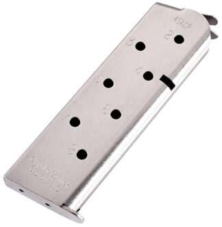 Chip McCormick Match Grade .45 ACP 8-Round Stainless Steel 1911 Magazine