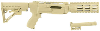 Archangel AA556RDT AR-15 Style Conversion Stock Desert Tan Synthetic 6 Position for Ruger 10/22