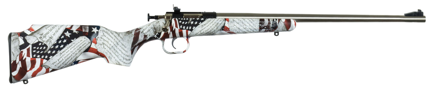 Davey Crickett Crickett KSA3168 Youth .22 LR Bolt Action Rifle, 16.12 in Barrel, 1 Round