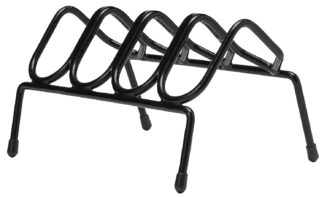 SnapSafe 4-Gun Pistol Rack, Black PVC-Coated Steel