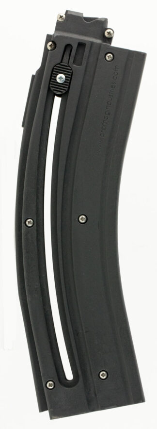 ProMag Standard 30rd .22 LR Detachable Magazine Fits Colt M4, Black DuPont Zytel Polymer