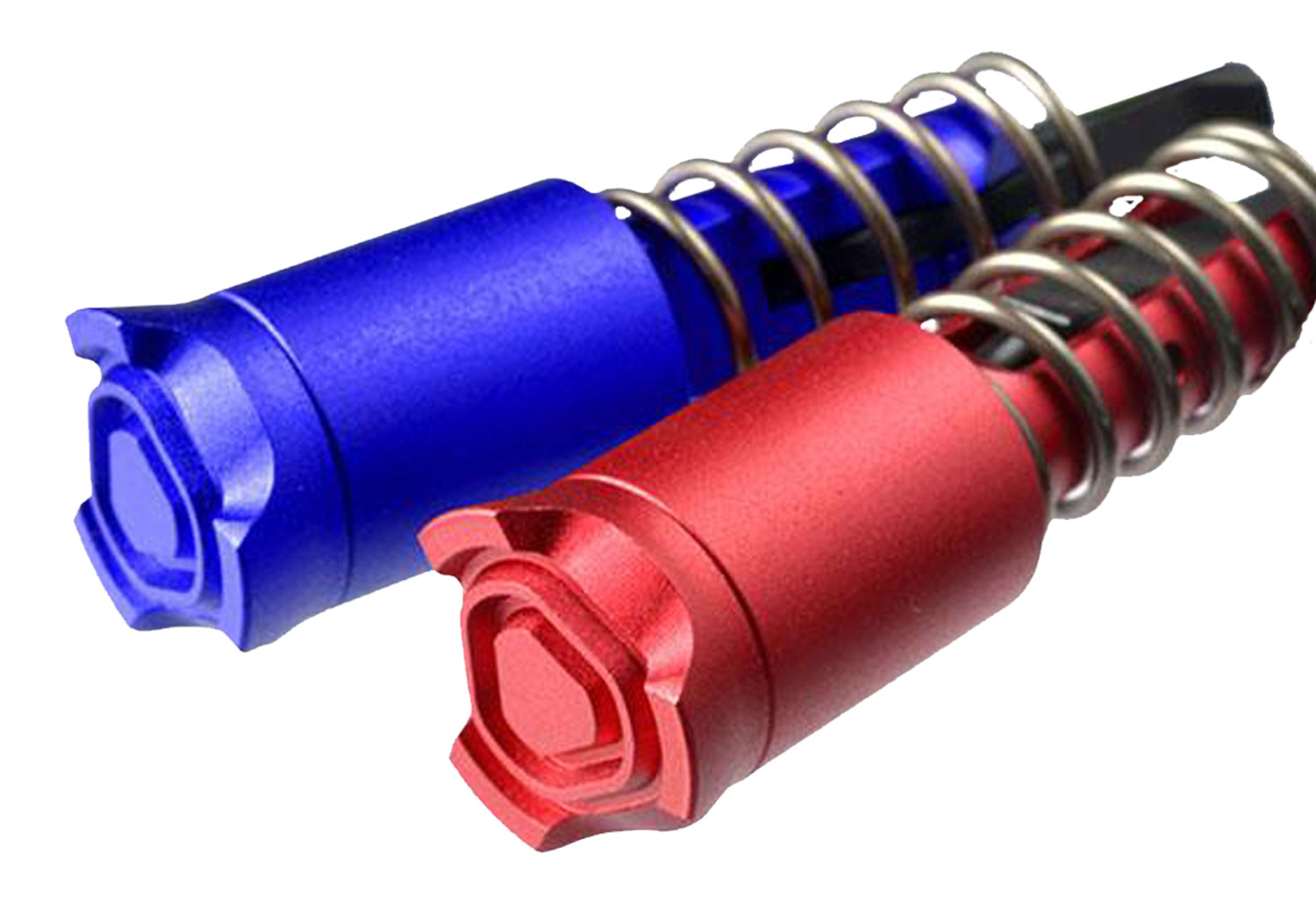 Strike Industries AR Forward Assist Plunger, Blue Anodized Aluminum, Fits AR-15/M16