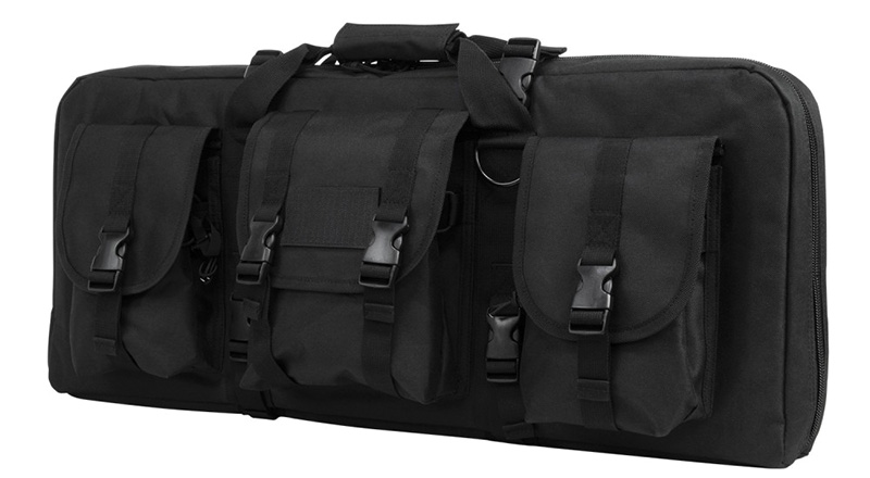 NCStar VISM Deluxe SubGun Case 28" Black, Holds 2 Guns