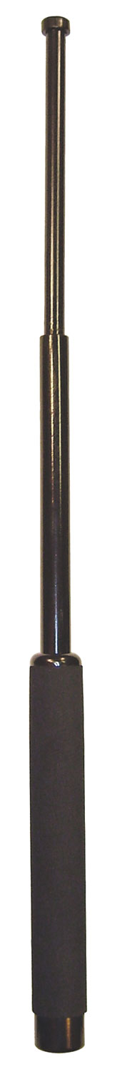 PSP NS21F Expandable Steel Baton, 21 in, Foam Handle, Black, Includes Sheath