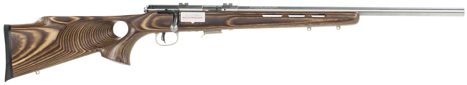 Savage 93 BTVS .22 Magnum Bolt Action Rifle, 21 in Satin Stainless Heavy Barrel, 5+1