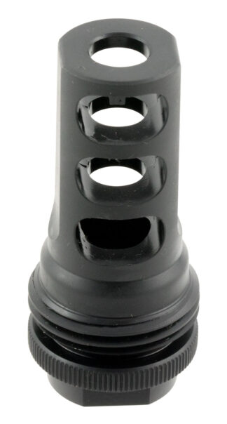 SilencerCo ASR 3-Port Muzzle Brake 30 Cal 1/2-28 Tpi Black