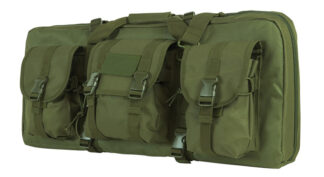 NCStar VISM Deluxe SubGun/AR/AK Pistol Case, 28 in, Holds 2, Green