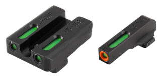 TruGlo TFX Pro TFX13SG1PC TFX Pro Day/Night Square Front U-Notch Rear Tritium & Fiber Optic Sights