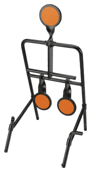 Caldwell Handgun Resetting Steel Target, Standing, Black/Orange