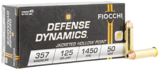 Fiocchi Defense Dynamics .357 Magnum 125 Gr JHP 50rd Box