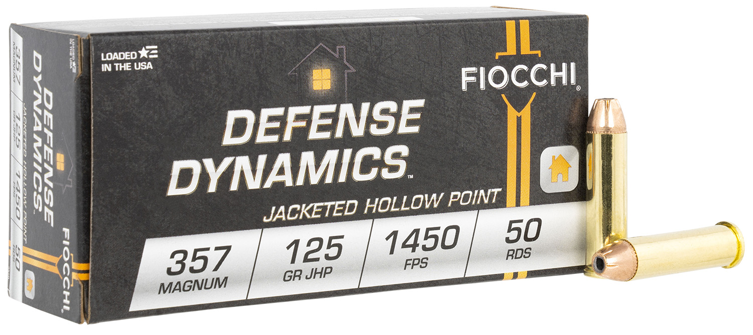 Fiocchi Defense Dynamics .357 Magnum 125 Gr JHP 50rd Box