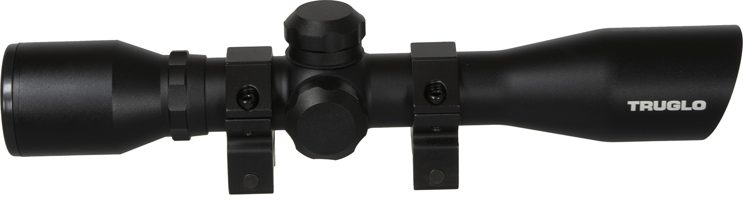 TRUGLO 4x32 Compact Scope, 1" Tube, Diamond Reticle, Matte Black Finish